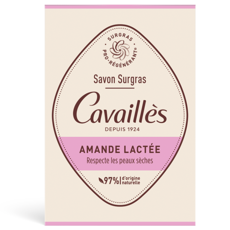 Rogé Cavaillès Savon surgras Amande Lactée Lot de 3 x 200 g
