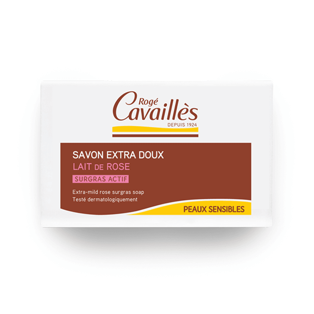 Rogé Cavaillès Savon surgras Extra-doux Lait de rose 150 g