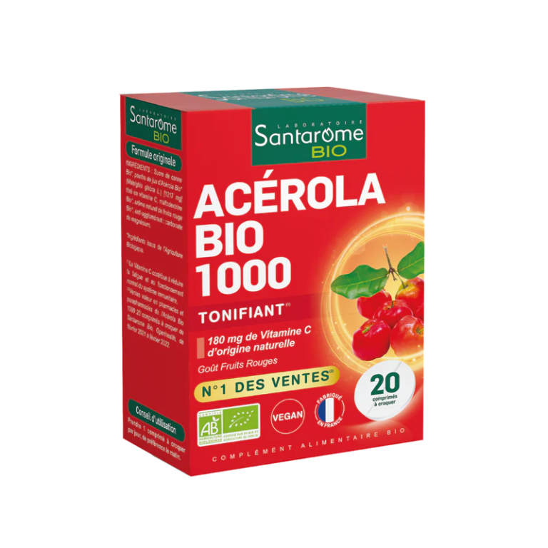 Santarome Acérola 1000 20 comprimés