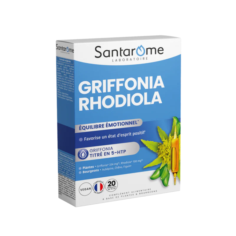 Santarome Griffonia Rhodiola 20 ampoules