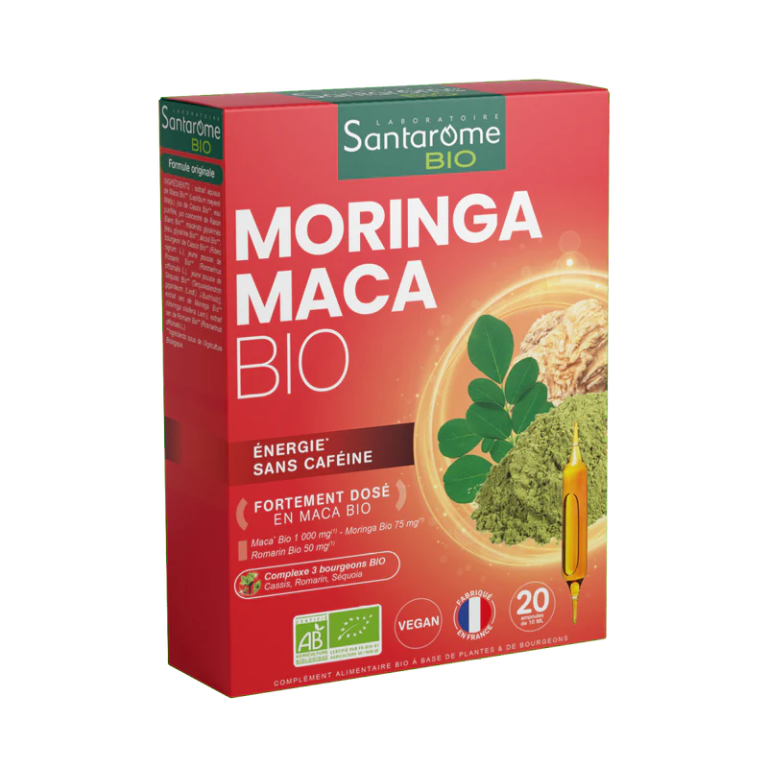 Santarome Moringa Maca Bio 20 ampoules