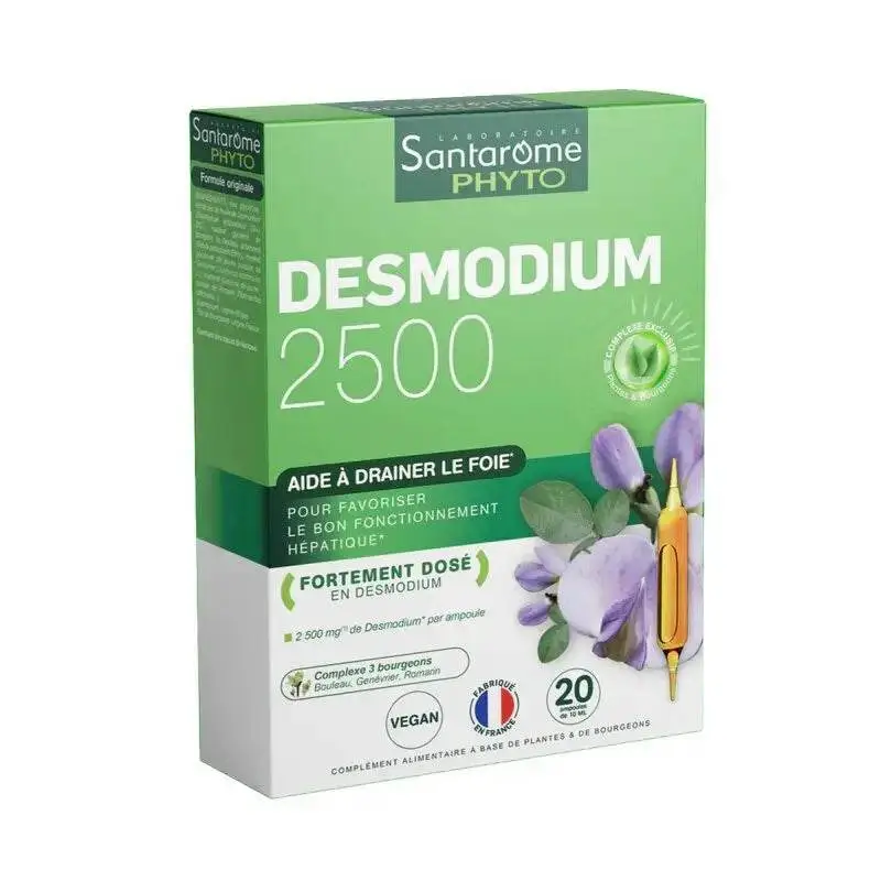 Santarome Phyto Desmodium 2500 20 ampoules Santarome Phyto Desmodium 2500 20 ampoules