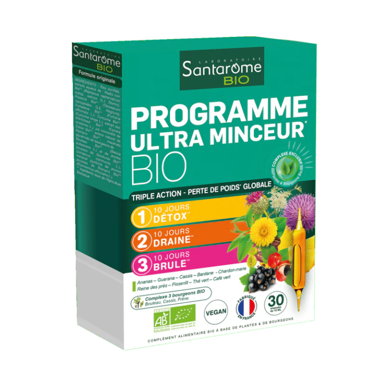 Santarome Programme Ultra Minceur Bio 30 ampoules