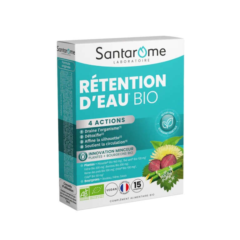 Santarome Rétention d’Eau Bio 15 comprimés