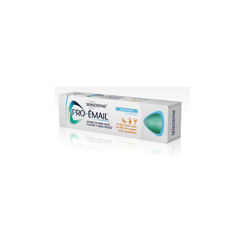 Sensodyne Pro-Émail Dentifrice blancheur menthe douce 75 ml Sensodyne Pro-Émail Dentifrice blancheur menthe douce 75 ml