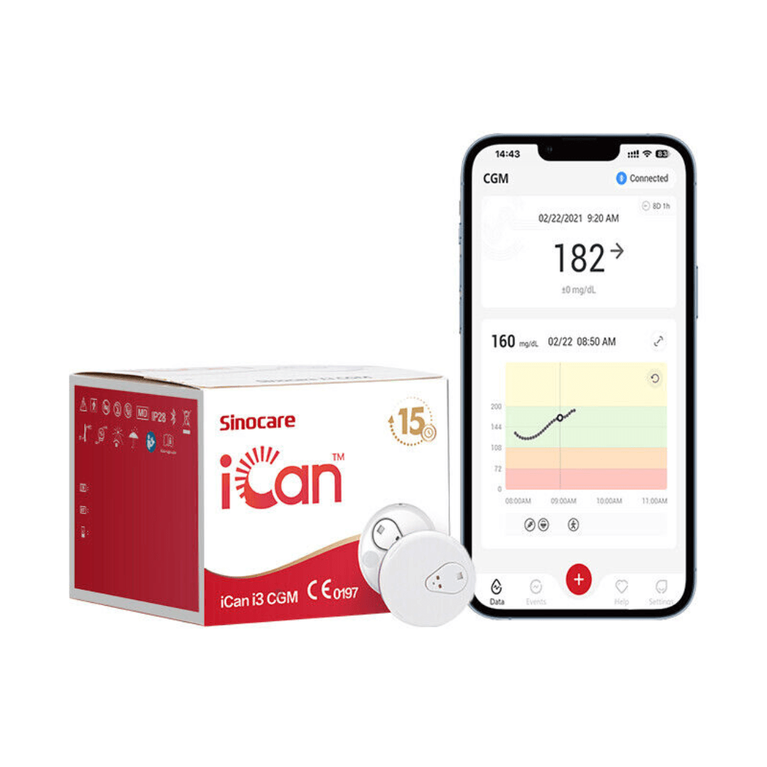 Sinocare iCan i3 CGM Capteur de glucose en continu Sinocare iCan i3 CGM Capteur de glucose en continu