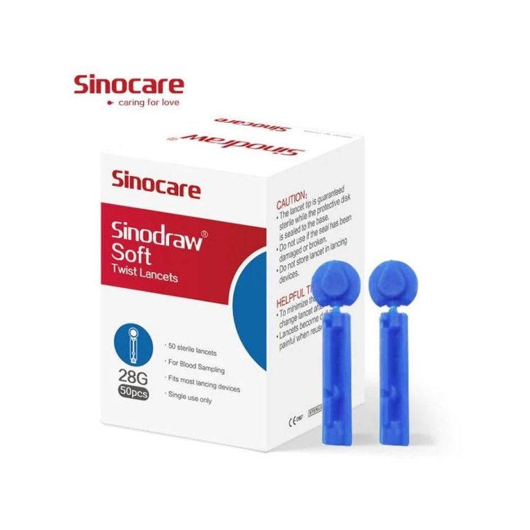 Sinocare Lancettes stériles 50 lancettes
