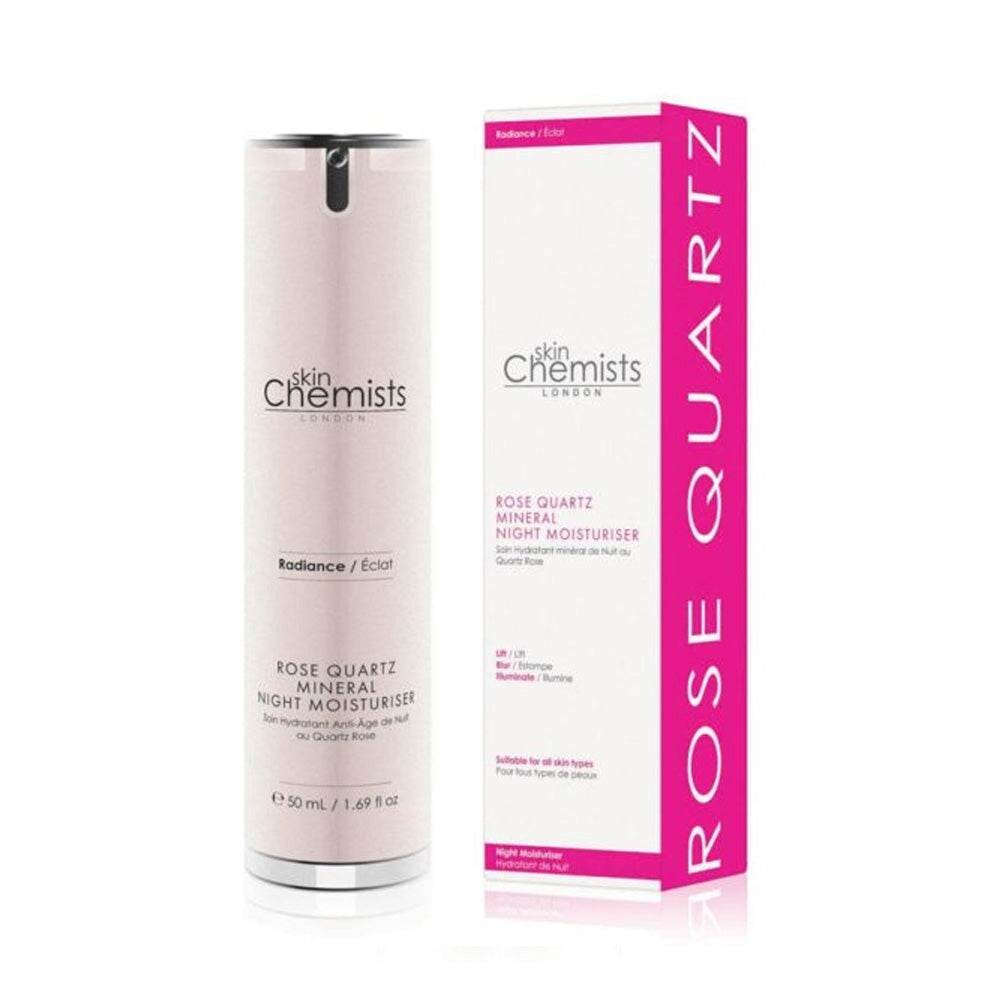 SkinChemists Crème éclaircissante nuit au quartz rose 50 ml SkinChemists Crème éclaircissante nuit au quartz rose 50 ml