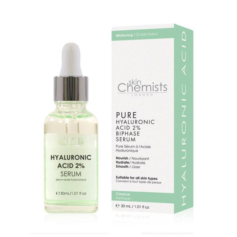 SkinChemists Sérum pur acide hyaluronique 2 % 30 ml