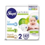 Sleepy Natural Couches taille 2 Mini 3-6 kg 42 pièces