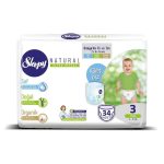 Sleepy Natural Pants taille 3 Midi 4-9 kg 34 pièces