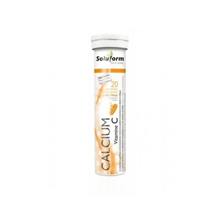Soluform Calcium Vitamine C 20 comprimés