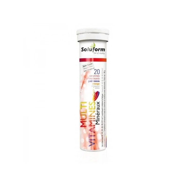 Soluform Multivitamines Minéraux 20 comprimés