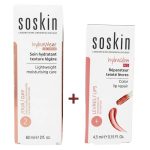 Soskin Duo Hydrawear Soin hydratant léger + Hydraglow Teinte lèvres