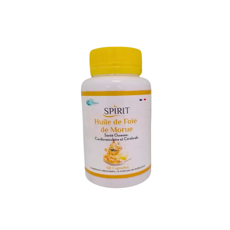 Spirit Huile de foie de morue 60 capsules