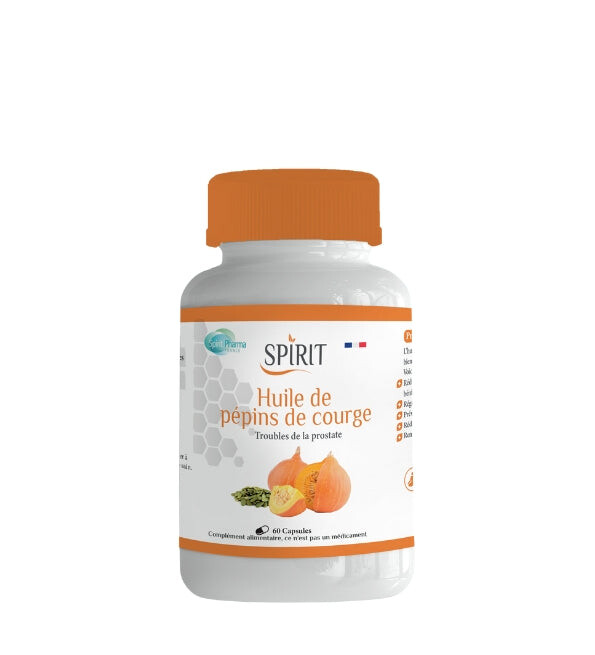 Spirit Huile de pépins de courge 60 capsules