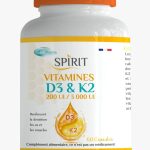Spirit Vitamines D3 et K2 60 capsules