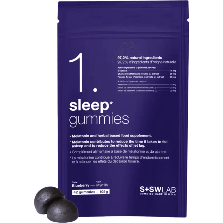 S+SWLAB Sleep 42 gummies goût myrtille