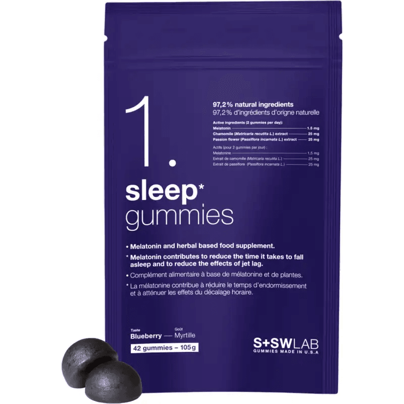 S+SWLAB Sleep 42 gummies goût myrtille S+SWLAB Sleep 42 gummies goût myrtille