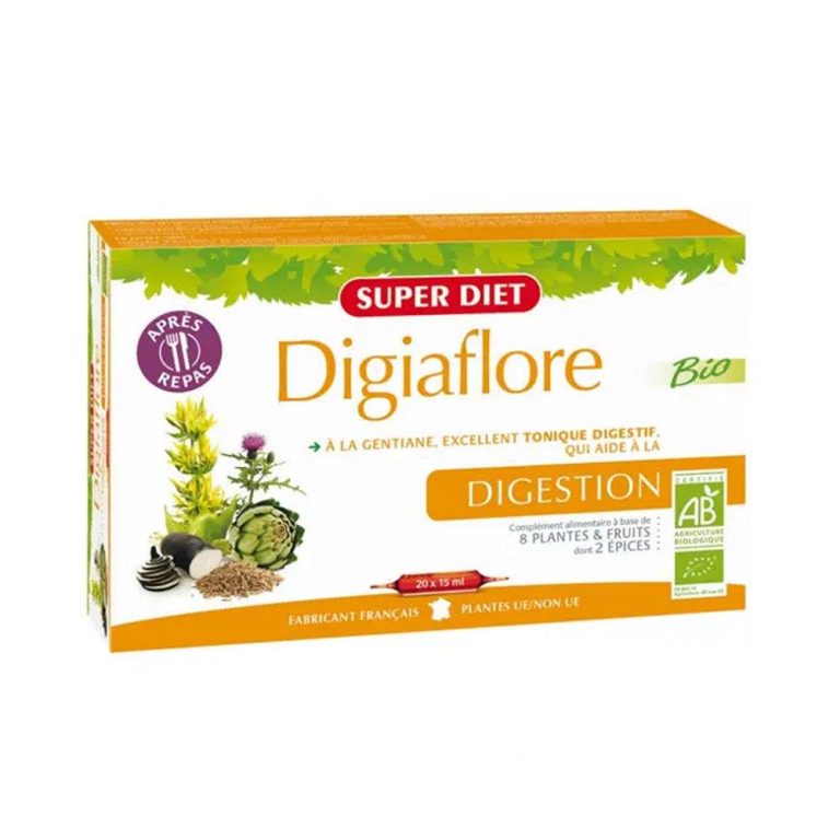 Super Diet Digiaflore bio 20 ampoules x 15 ml