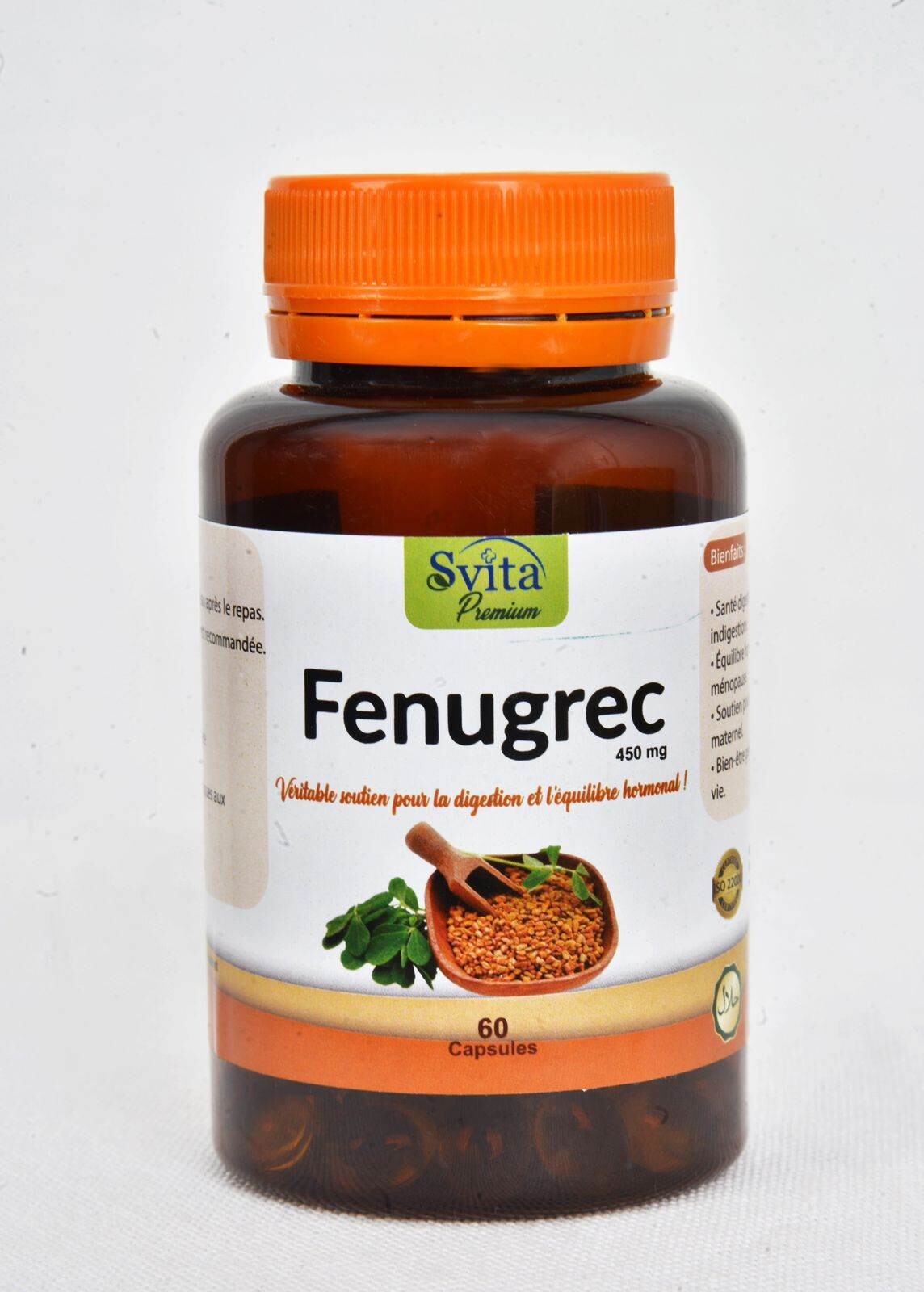 Svita Premium Fenugrec 60 capsules Svita Premium Fenugrec 60 capsules