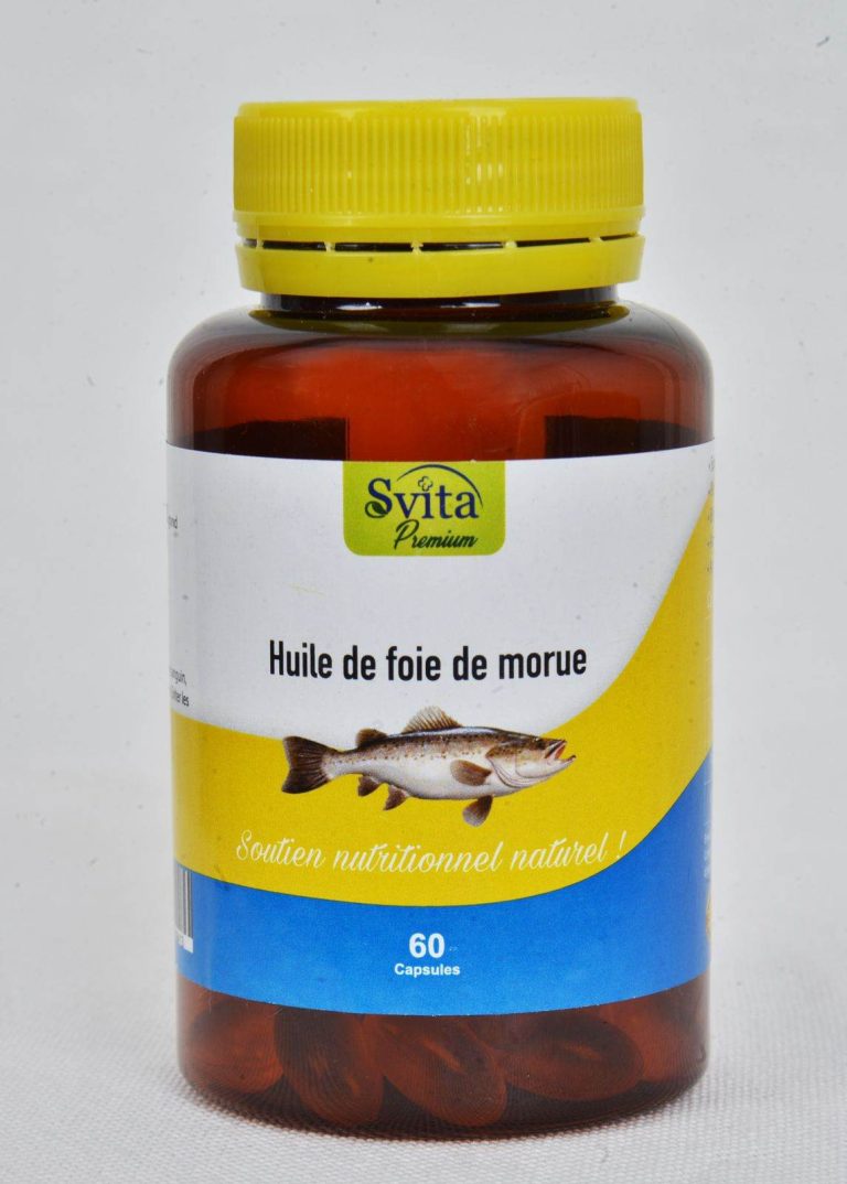 Svita Premium Huile de foie de morue 60 capsules