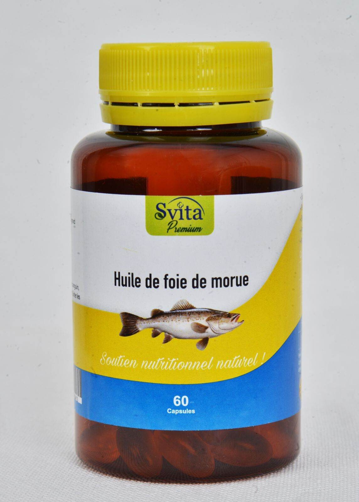 Svita Premium Huile de foie de morue 60 capsules Svita Premium Huile de foie de morue 60 capsules