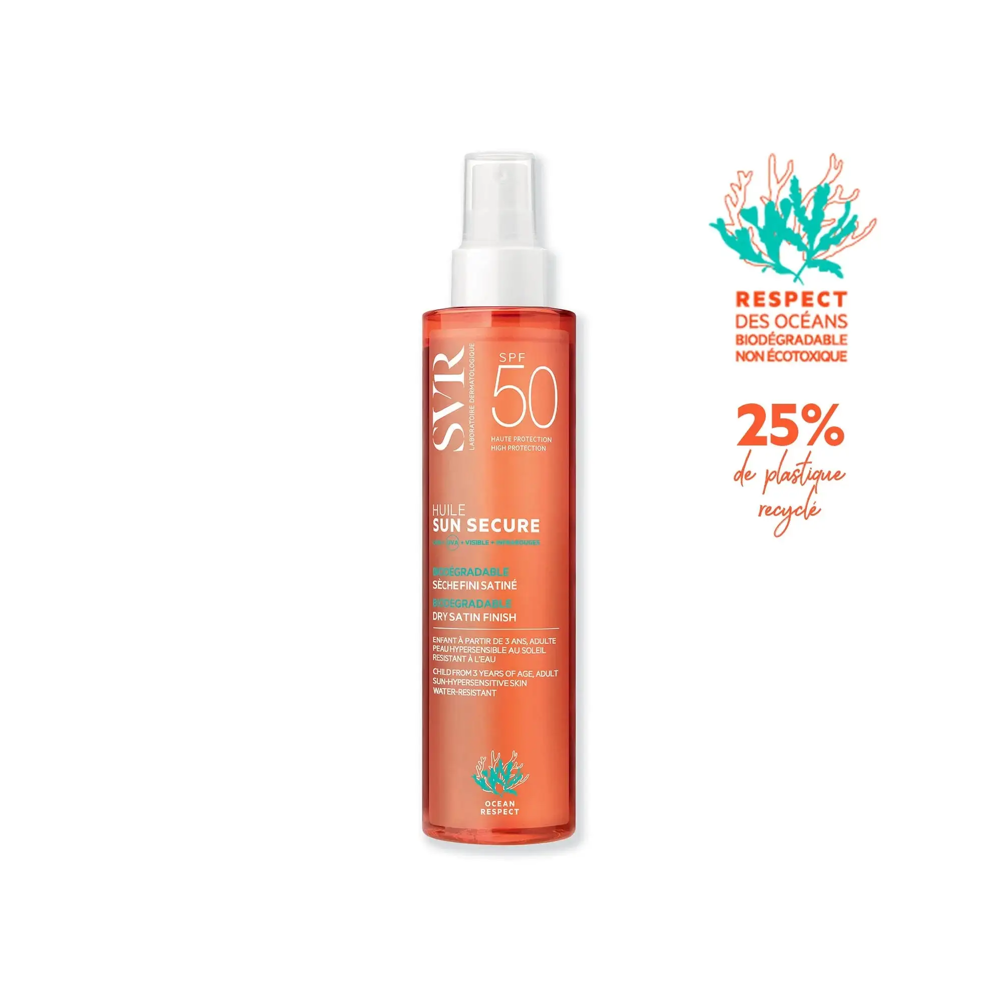 SVR Sun Secure Huile sèche SPF50+ 200 ml SVR Sun Secure Huile sèche SPF50+ 200 ml