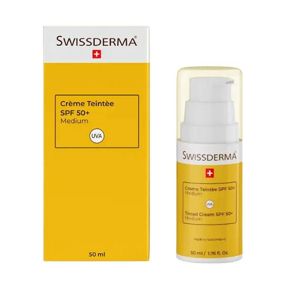 Swissderma Écran solaire teinté Medium SPF50+ 50 ml Swissderma Écran solaire teinté Medium SPF50+ 50 ml