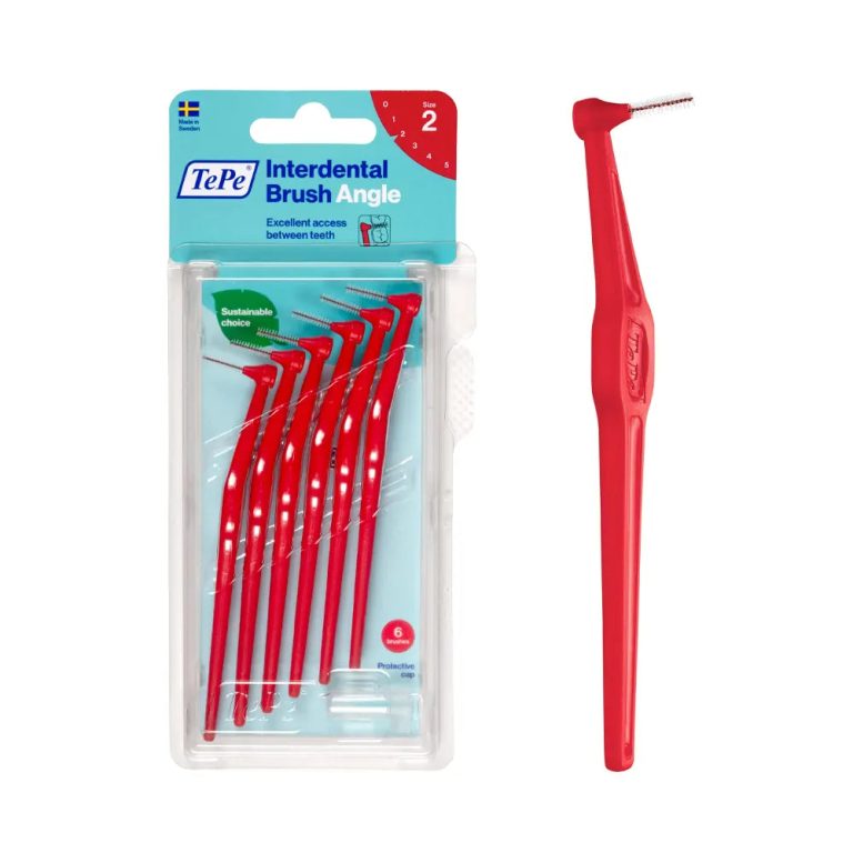 TePe Angle Brossettes interdentaires 0,5 mm taille 2 Rouge 6 pièces