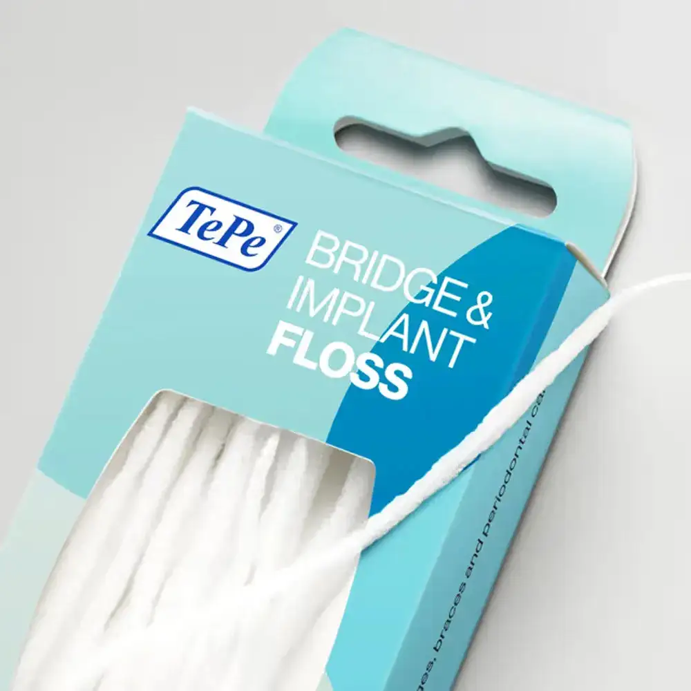 TePe Bridge & Implant Floss Fil dentaire 30 pièces TePe Bridge & Implant Floss Fil dentaire 30 pièces