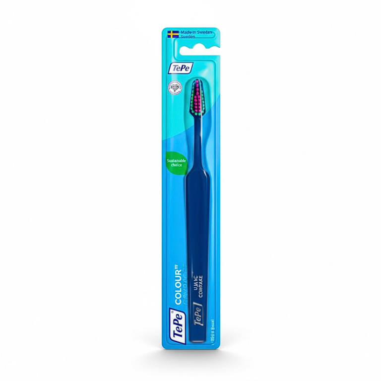 TePe Colour Brosse à dents soft Bleu foncé
