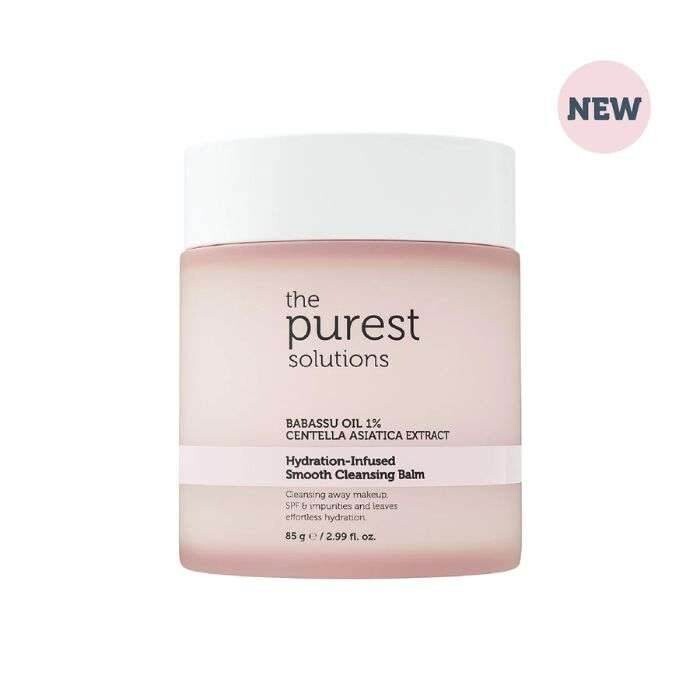 The Purest Solutions Baume nettoyant hydratant Babassu 1% + Centella 85 g