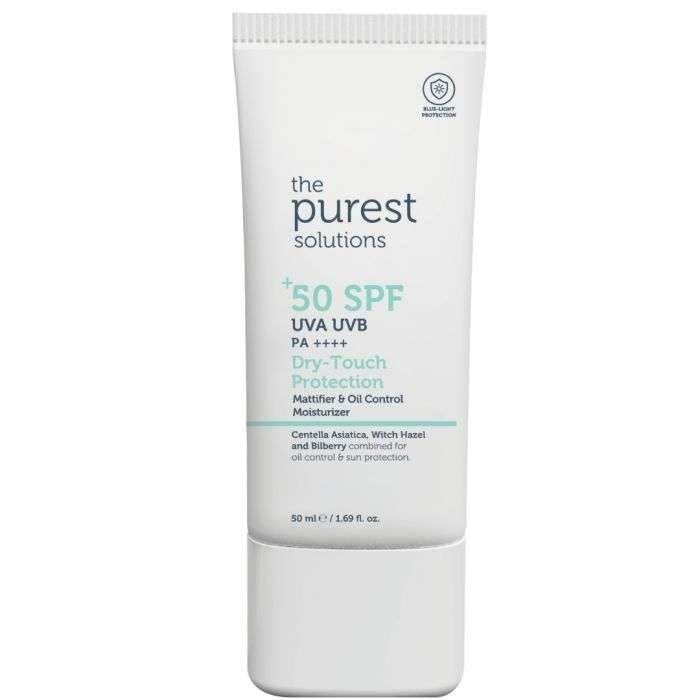 The Purest Solutions Crème solaire Dry Touch SPF50+ peaux grasses 50 ml