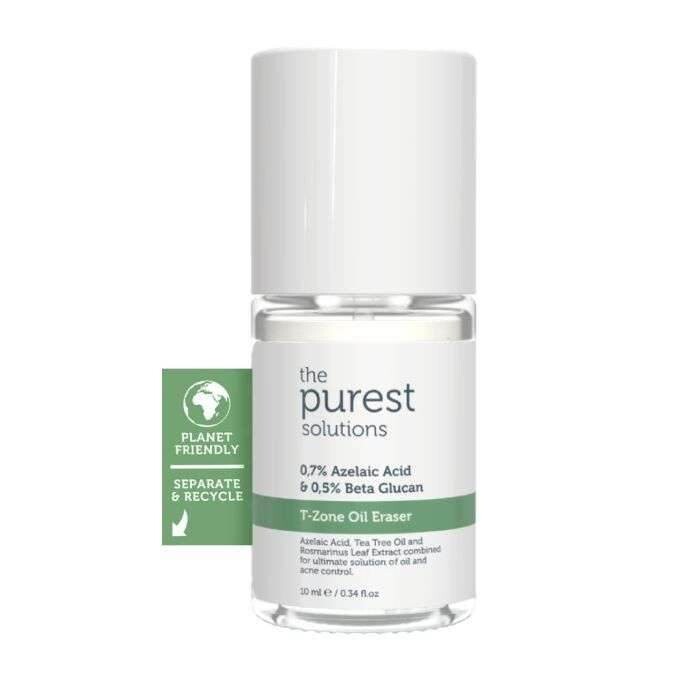 The Purest Solutions T-Zone Oil Eraser Acide azélaïque 0,7% + Bêta-glucane 10 ml