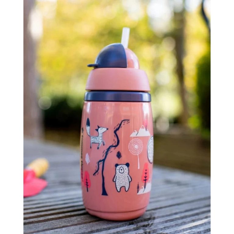 Tommee Tippee Superstar Tasse isotherme à paille Rose 266 ml