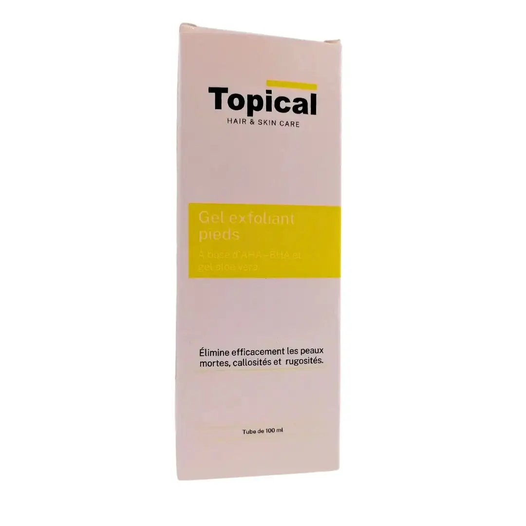 Topical Gel exfoliant pieds 100 ml Topical Gel exfoliant pieds 100 ml