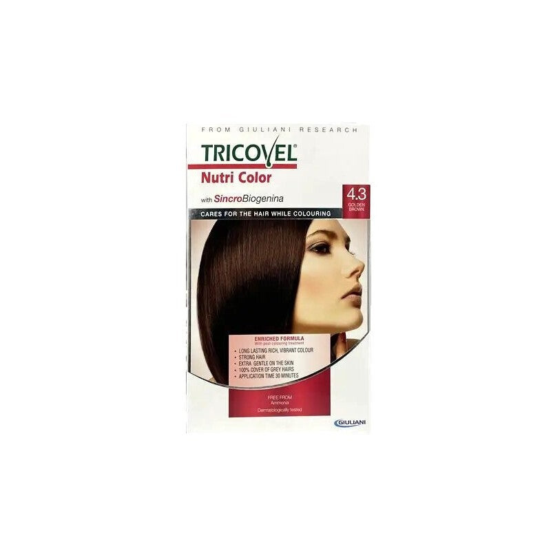 Tricovel Nutri Color 4.3 Châtain doré Tricovel Nutri Color 4.3 Châtain doré