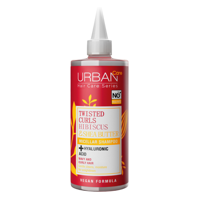Urban Care Twisted Curls Hibiscus & Shea Butter Micellar Shampoo 340 ml