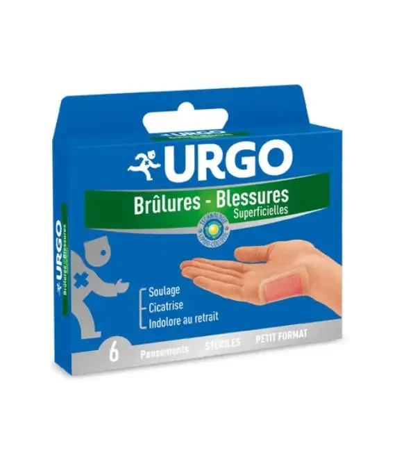 Urgo Brûlures 6 pansements extensibles