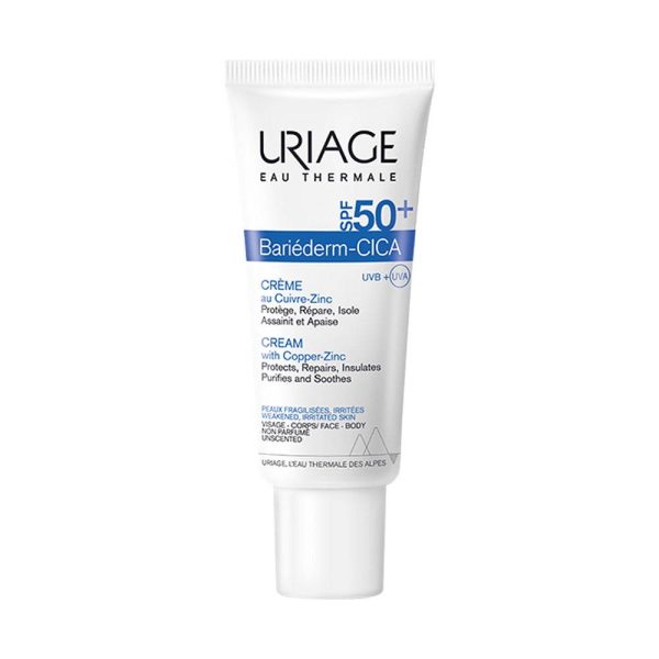 Uriage Bariéderm-Cica Crème SPF50+ au cuivre-zinc 40 ml