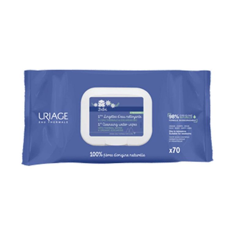 Uriage Bébé 1ères Lingettes nettoyantes 70 lingettes