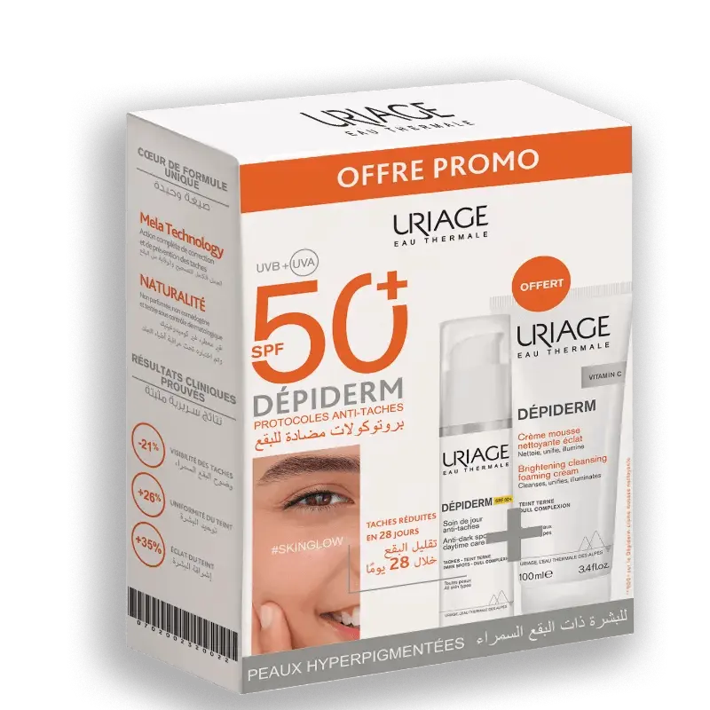 Uriage Coffret Dépiderm Soin 100 ml + Crème mousse Uriage Coffret Dépiderm Soin 100 ml + Crème mousse