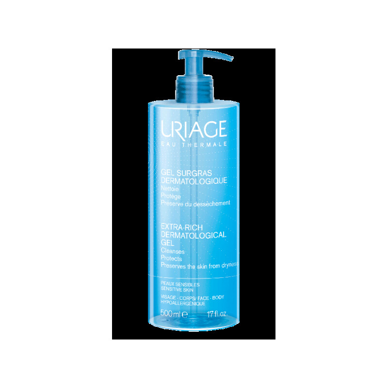 Uriage Eau Thermale Gel surgras liquide dermatologique 500 ml Uriage Eau Thermale Gel surgras liquide dermatologique 500 ml