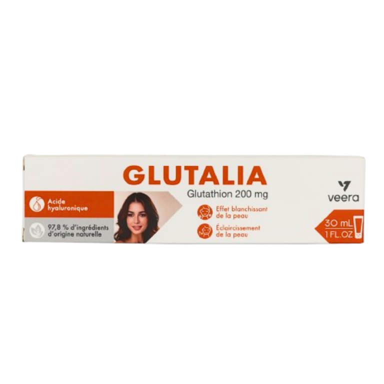 Veera Glutalia Crème éclaircissante Glutathion 200 mg 30 ml