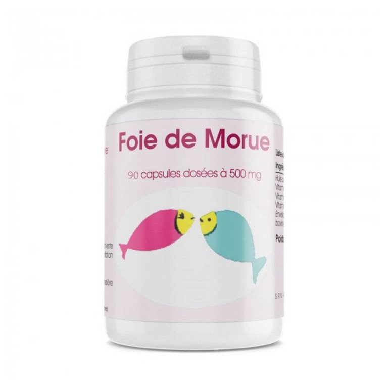 Vertu Plus Huile de foie de morue 500 mg 90 capsules