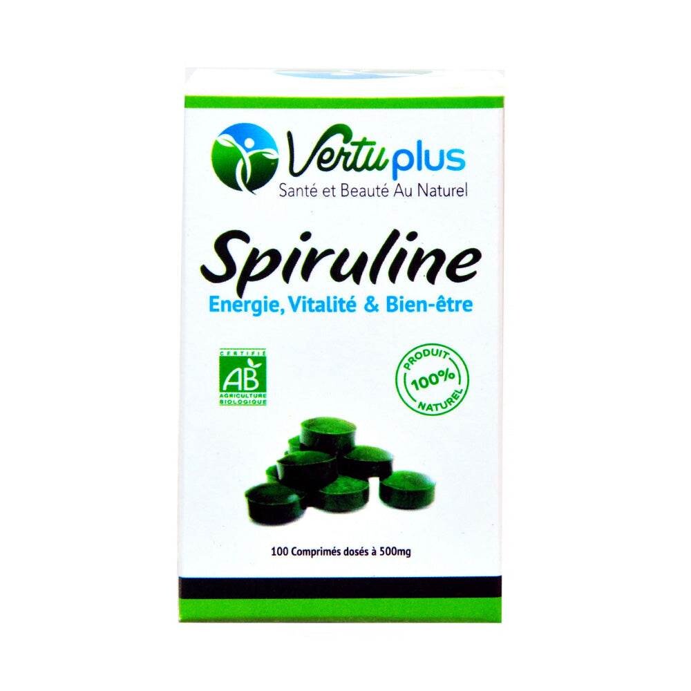 Vertu Plus Spiruline Énergie et vitalité Vertu Plus Spiruline Énergie et vitalité