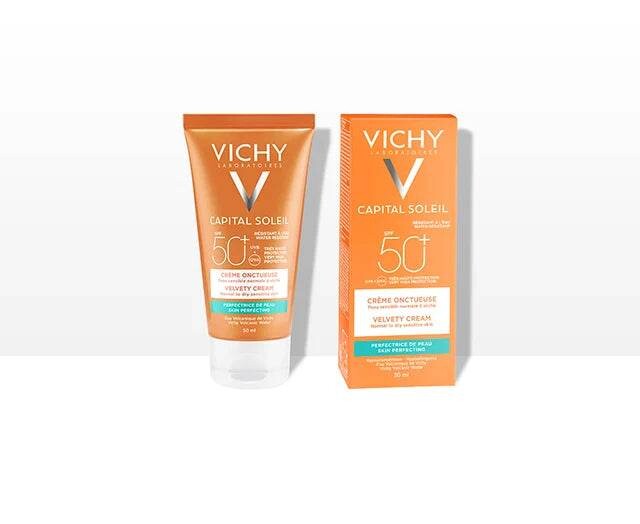 Vichy Capital Soleil Crème onctueuse perfectrice de peau SPF50+ 50 ml Vichy Capital Soleil Crème onctueuse perfectrice de peau SPF50+ 50 ml