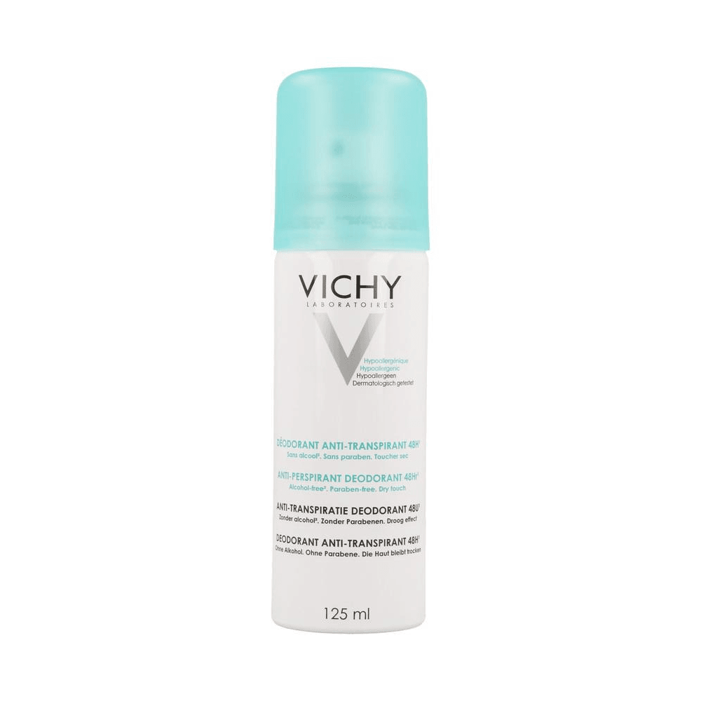 Vichy Déodorant anti-transpirant 48H aérosol transpiration intense 125 ml Vichy Déodorant anti-transpirant 48H aérosol transpiration intense 125 ml
