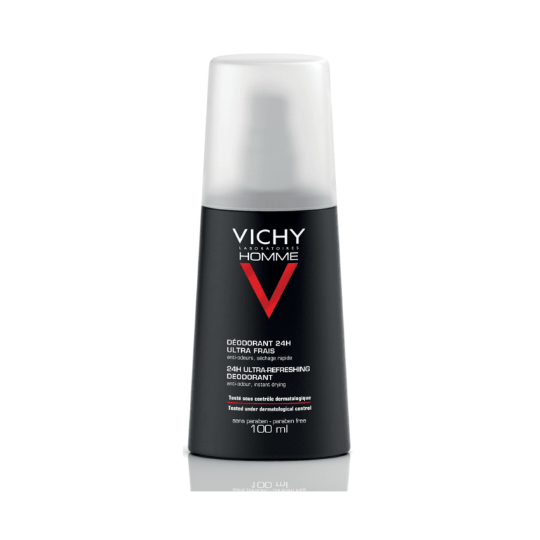 Vichy Homme Déodorant vaporisateur ultra-frais 24H 100 ml